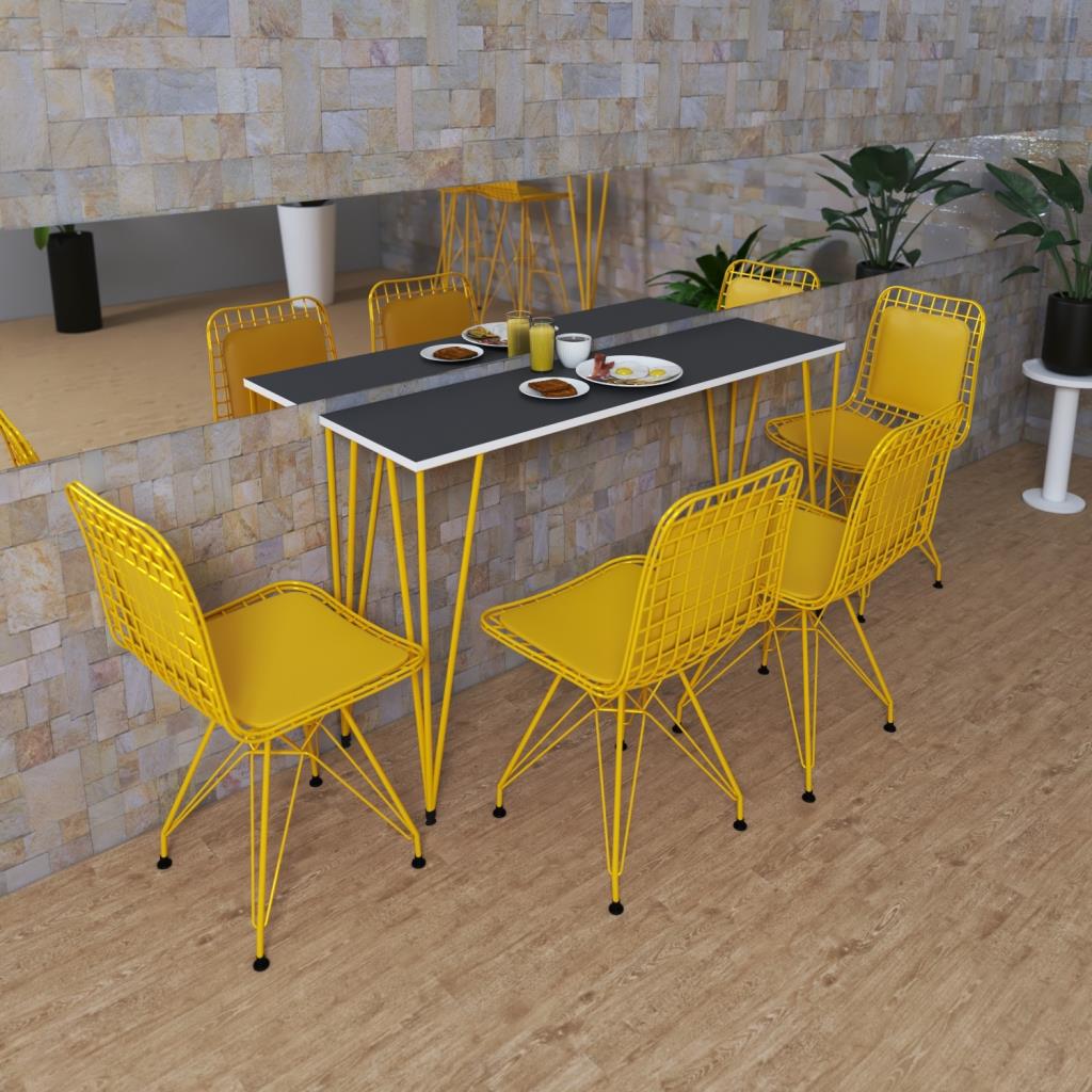 Knsz masa sandalye takımı huve grisrı 140*040 sm 4 sandalye srısrısm