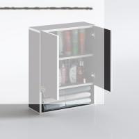 Kenzlife banyo ecza dolabı bakunin gri 60*40*20 mutfak (m)üst arkalıklı alt arkalıksız