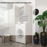 Kenzlife çamaşır makinesi dolabı hayzum crd 180*066*55 banyo kiler çift kapaklı arkalıklı