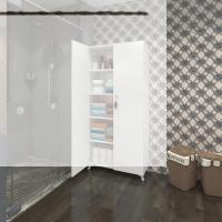 Kenzlife 2 kapılı dolap çilem 188*070*032 byz kilitli ayaklı banyo mutfak ofis kitaplık ayakkabılık kiler