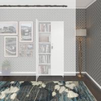 Kenzlife 2 kapılı dolap çilem 188*070*032 byz kilitli ayaklı banyo mutfak ofis kitaplık ayakkabılık kiler