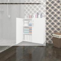 Kenzlife 2 kapılı dolap çilem 088*070*032 byz kilitli tekerlekli banyo mutfak ofis kitaplık ayakkabılık kiler