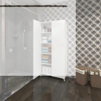 Kenzlife 2 kapılı dolap rabia 188*070*032 byz kapaklı ayaklı banyo mutfak ofis kitaplık ayakkabılık kiler