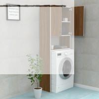 Kenzlife çamaşır makinesi dolabı veronika cvz 180*066*20 banyo çift kapaklı arkalıksız