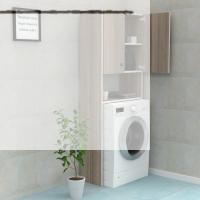 Kenzlife çamaşır makinesi dolabı veronika crd 180*066*20 banyo çift kapaklı arkalıksız