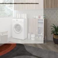 Kenzlife çamaşır makinesi dolabı veronika crd 180*066*20 banyo çift kapaklı arkalıksız