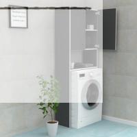 Kenzlife çamaşır makinesi dolabı veronika gri 180*066*20 banyo çift kapaklı arkalıksız