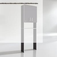 Kenzlife çamaşır makinesi dolabı veronika gri 180*066*20 banyo çift kapaklı arkalıksız