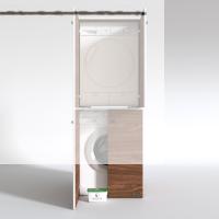 Kenzlife çamaşır-kurutma makinesi dolabı kapaklı jelena cvz 180*70*60 banyo çift katlı arkalıksız