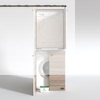 Kenzlife çamaşır-kurutma makinesi dolabı kapaklı jelena crd 180*70*60 banyo çift katlı arkalıksız
