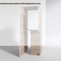 Kenzlife çamaşır-kurutma makinesi dolabı kapaklı jelena crd 180*70*60 banyo çift katlı arkalıksız