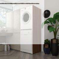 Kenzlife çamaşır-bulaşık makinesi dolabı katinka cvz 180*70*60 banyo çift katlı kapaksız arkalıksız
