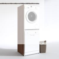 Kenzlife çamaşır-bulaşık makinesi dolabı katinka cvz 180*70*60 banyo çift katlı kapaksız arkalıksız