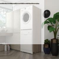 Kenzlife çamaşır-bulaşık makinesi dolabı katinka crd 180*70*60 banyo çift katlı kapaksız arkalıksız
