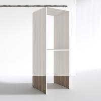 Kenzlife çamaşır-bulaşık makinesi dolabı katinka crd 180*70*60 banyo çift katlı kapaksız arkalıksız