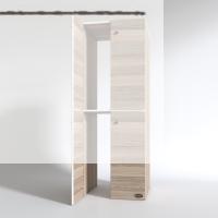 Kenzlife çamaşır-bulaşık makinesi dolabı kapaklı roksana crd 180*70*60 banyo çift katlı arkalıksız