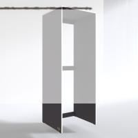 Kenzlife çamaşır-kurutma makinesi dolabı zakhar gri 180*70*60 banyo kapaksız arkalıksız