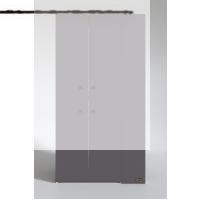 Kenzlife çamaşır-kurutma makinesi dolabı kapaklı foka gri 180*090*60 banyo arkalıksız