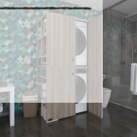 Kenzlife çamaşır-kurutma makinesi dolabı kapaklı fedyenka crd 180*090*60 banyo arkalıksız