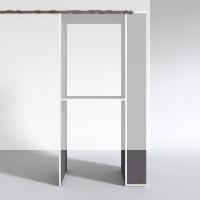 Kenzlife çamaşır-kurutma makinesi dolabı bolodenka gri 180*090*60 banyo kapaksız arkalıksız