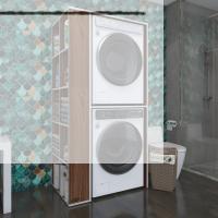 Kenzlife çamaşır-kurutma makinesi dolabı bolodenka cvz 180*090*60 banyo kapaksız arkalıksız