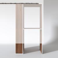 Kenzlife çamaşır-kurutma makinesi dolabı demyan sol cvz 180*090*60 banyo kapaksız arkalıksız