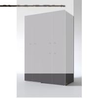 Kenzlife çamaşır-kurutma makinesi dolabı kapaklı yaromira sol gri 180*120*60 banyo arkalıksız