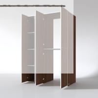 Kenzlife çamaşır-kurutma makinesi dolabı kapaklı yaromira sol cvz 180*120*60 banyo arkalıksız