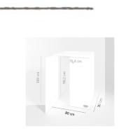Kenzlife çamaşır&kurutma makinesi dolabı büyük boy kapaklı lubmila crd 100*80*70 banyo ofis kapaklı arkalıksız