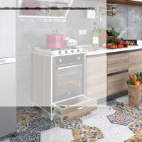Kenzlife ankastre modülü kabini azot crd fırın ocak dolabı çekmeceli ayaklı sabit tabla