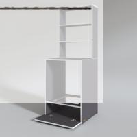 Kenzlife ankastre fırın dolabı bengisu gri 165*60*56 mutfak kapaklı