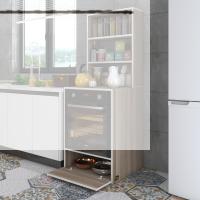 Kenzlife ankastre fırın dolabı bengisu crd 165*60*56 mutfak kapaklı