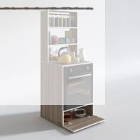 Kenzlife ankastre fırın dolabı bengisu crd 165*60*56 mutfak kapaklı