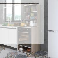 Kenzlife ankastre fırın dolabı canfeza crd 165*60*56 mutfak raflı