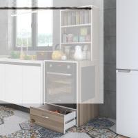Kenzlife ankastre fırın dolabı gönül crd 165*60*56 mutfak çekmeceli