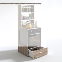 Kenzlife ankastre fırın dolabı gönül crd 165*60*56 mutfak çekmeceli