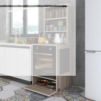 Kenzlife ankastre fırın dolabı hümeyra crd 165*60*56 mutfak kapaklı