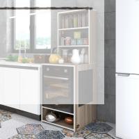 Kenzlife ankastre fırın dolabı ismihan crd 165*60*56 mutfak raflı