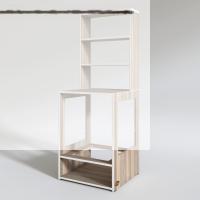 Kenzlife ankastre fırın dolabı ismihan crd 165*60*56 mutfak raflı