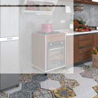 Kenzlife ankastre modülü kabini şirpençe cvz 85*60*56 fırın ocak dolabı ayarlı ayaklı üstten