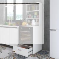 Kenzlife ankastre fırın dolabı aybirgen byz 165*60*56 mutfak çekmeceli