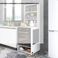 Kenzlife ankastre fırın dolabı ismihan byz 165*60*56 mutfak raflı