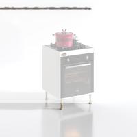 Kenzlife ankastre modülü kabini lev yaşin byz 89-81*60*56 fırın ocak dolabı ayarlı ayaklı