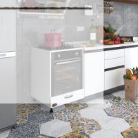 Kenzlife ankastre modülü kabini vizon byz fırın full mdf ocak dolabı kapaklı ayarlı ayaklı