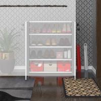 Kenzlife ayakkabılık ayakkabı dolabı kilitli gutan gri 080*70*32 kapaklı ofis dolabı