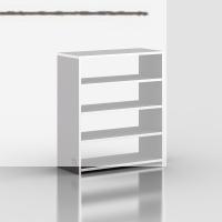 Kenzlife ayakkabılık ayakkabı dolabı kilitli be real gri 080*70*32 kapaklı arkalıklı ofis dolabı