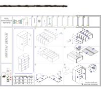 Kenzlife ayakkabılık ayakkabı dolabı kilitli be real cvz 100*70*32 kapaklı arkalıklı ofis dolabı