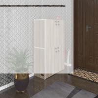 Kenzlife ayakkabılık ayakkabı dolabı kilitli be real crd 120*70*32 kapaklı arkalıklı ofis dolabı iki bölme
