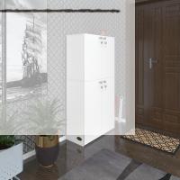 Kenzlife ayakkabılık ayakkabı dolabı kilitli be real byz 140*70*32 kapaklı arkalıklı ofis dolabı iki bölme