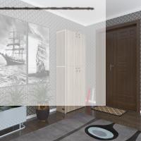 Kenzlife ayakkabılık ayakkabı dolabı kilitli be real crd 180*70*32 kapaklı arkalıklı ofis dolabı iki bölme